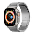For Apple Watch Ultra 49mm I-Shaped Titanium Watch Band(Grey) - Watch Bands by PMC TechLife | Online Shopping South Africa | PMC TechLife