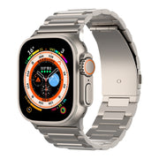 For Apple Watch SE 2022 44mm I-Shaped Titanium Watch Band(Titanium)