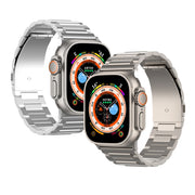 For Apple Watch Series 8 45mm I-Shaped Titanium Watch Band(Titanium)