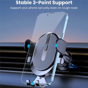 D23+CF Car Air Conditioning Outlet Navigation Mobile Phone Rotation Holder