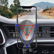D23+CF Car Air Conditioning Outlet Navigation Mobile Phone Rotation Holder