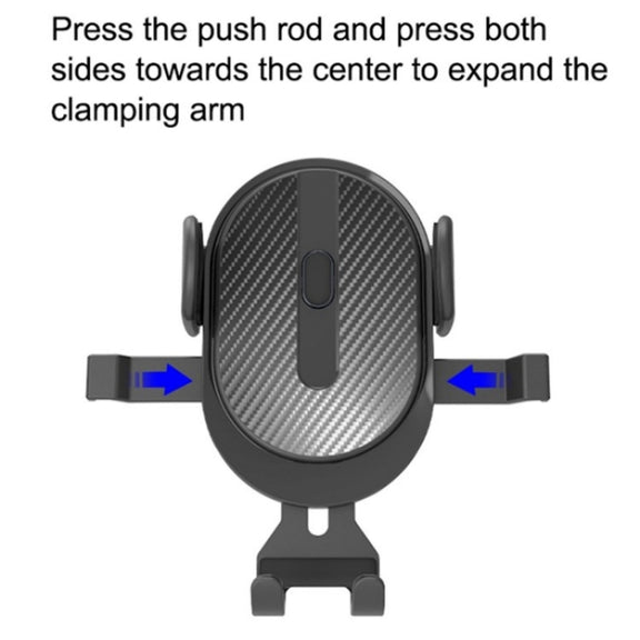 D23+CF Car Air Conditioning Outlet Navigation Mobile Phone Rotation Holder