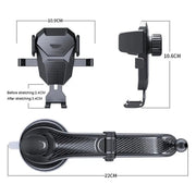 ES25 Nano Silicone Suction Cup Mount Car Dashboard / Windshield Phone Holder