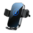 X10 15W Wireless Fast Charging Car Phone Navigation Holder(Silver) - Wireless Charger Holders by PMC TechLife | Online Shopping South Africa | PMC TechLife | Buy Now Pay Later Mobicred