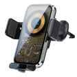 X11s 66W High Power Transparent Car Wireless Charger Phone Bracket(Silver) - free shipping - PMC TechLife - Order now!