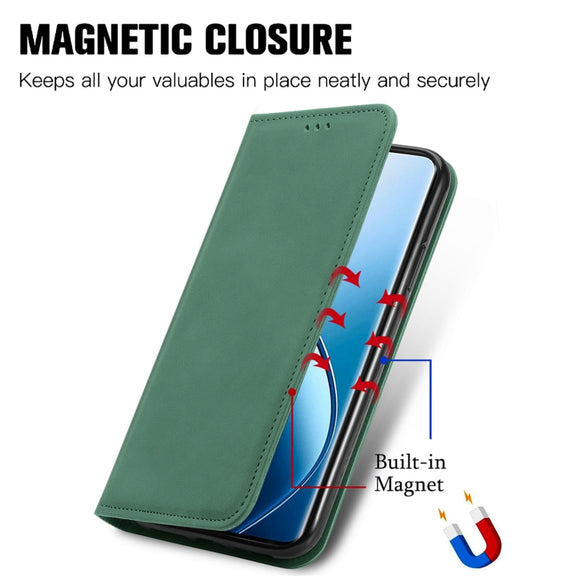 For Google Pixel 9 Retro Skin Feel Magnetic Flip Leather Phone Case(Green)
