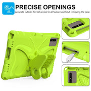 For Samsung Galaxy Tab S9 11 X710 Butterfly Bracket EVA Shockproof Tablet Case(Grass Green)