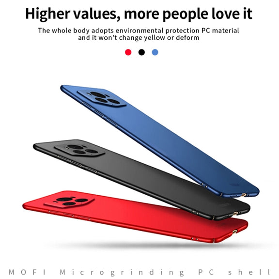 For Honor Magic6 RSR MOFI Frosted PC Ultra-thin Hard Phone Case(Blue)