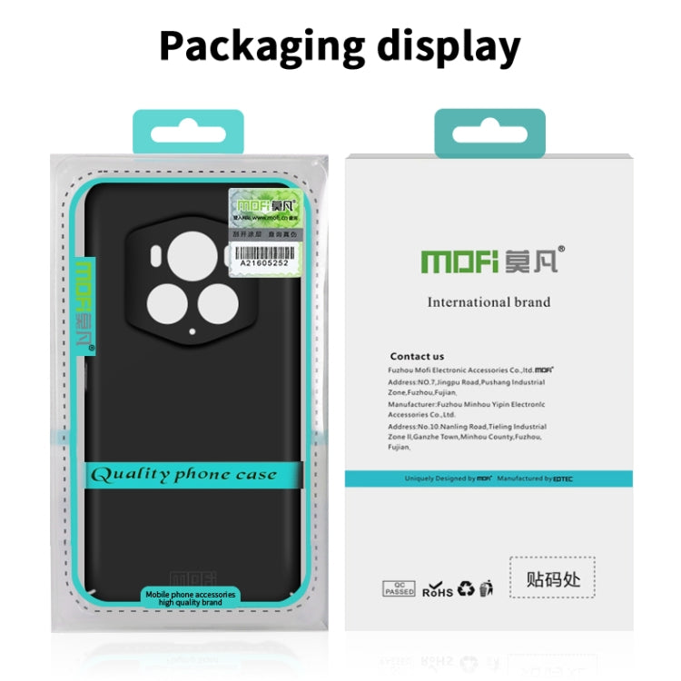 For Honor Magic6 RSR MOFI Frosted PC Ultra-thin Hard Phone Case(Black)