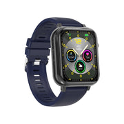 G18 1.83 inch Color Screen Smart Watch Silicone Strap, Support  Noninvasive Blood Sugar / Uric Acid(Blue)