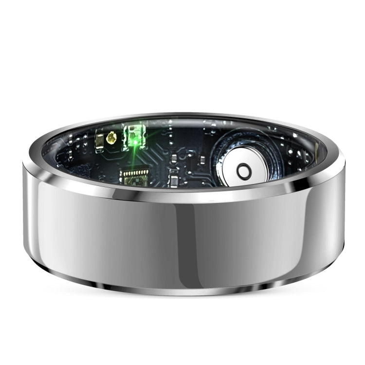 R6 SIZE 8 Smart Ring, Support Heart Rate / Blood Oxygen / Sleep Monitoring(White)