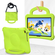 For Lenovo Tab M10 3rd Gen TB-328FU/XU  Handle Football Shaped EVA Shockproof Tablet Case(Grass Green)