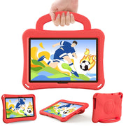 For Lenovo Tab M10 3rd Gen TB-328FU/XU  Handle Football Shaped EVA Shockproof Tablet Case(Red)