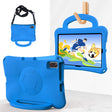For Lenovo Tab K10 TB-X6C6F 10.3 Handle Football Shaped EVA Shockproof Tablet Case(Blue) - free shipping - PMC TechLife - Order now!