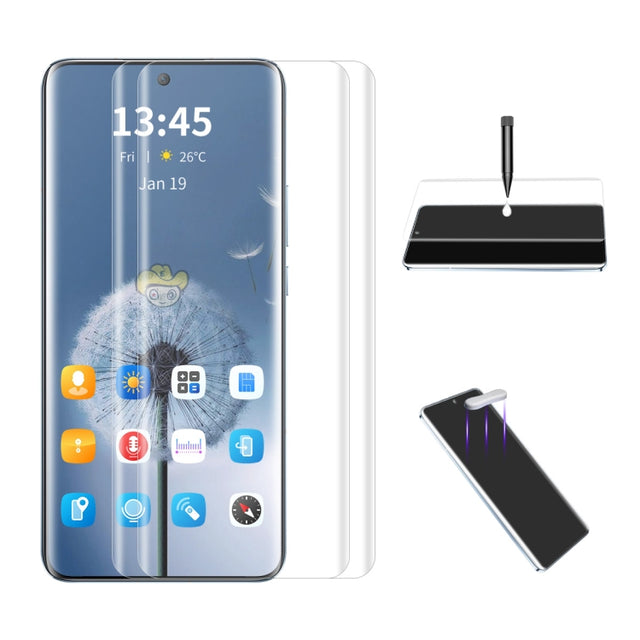 For vivo X100 / X100 Pro 2pcs ENKAY Hat-Prince UV Full Glue Tempered Glass Film