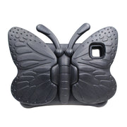 For iPad Air 11 2025 / 2024 Butterfly Bracket Kids EVA Shockproof Tablet Case(Black)