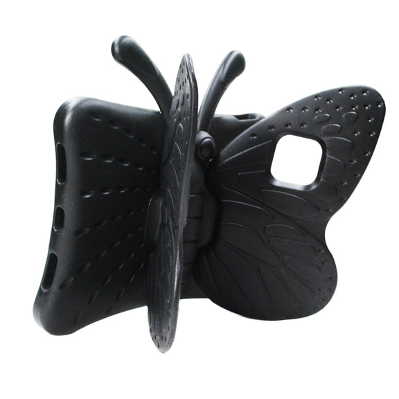 For iPad Air 11 2025 / 2024 Butterfly Bracket Kids EVA Shockproof Tablet Case(Black)