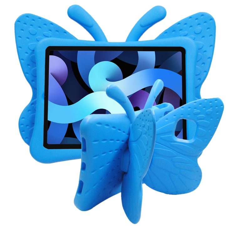 For iPad Air 11 2025 / 2024 Butterfly Bracket Kids EVA Shockproof Tablet Case(Blue)