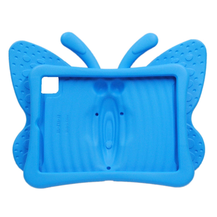For iPad Air 11 2025 / 2024 Butterfly Bracket Kids EVA Shockproof Tablet Case(Blue)