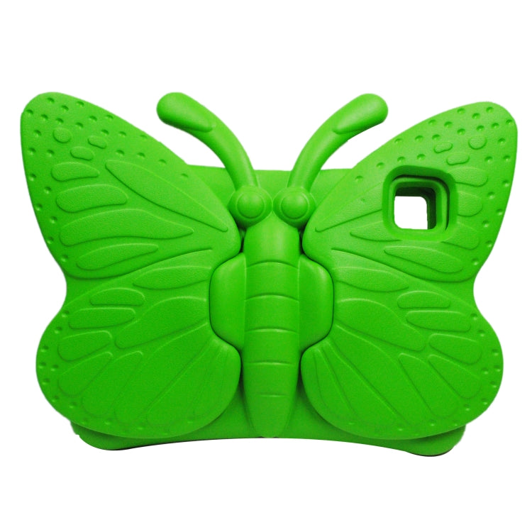 For iPad Air 11 2024 Butterfly Bracket Kids EVA Shockproof Tablet Case(Green)
