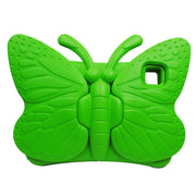 For iPad Air 11 2024 Butterfly Bracket Kids EVA Shockproof Tablet Case(Green)