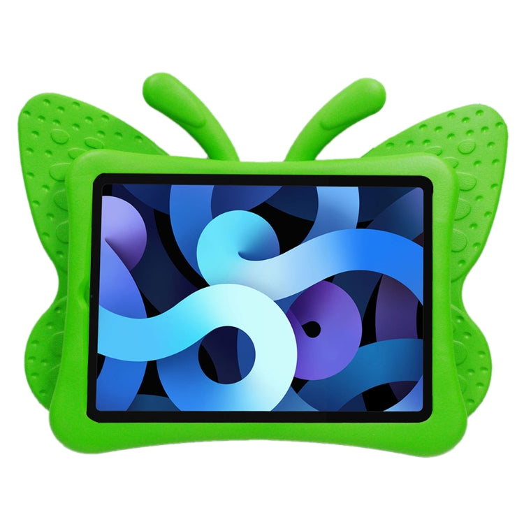 For iPad Air 11 2024 Butterfly Bracket Kids EVA Shockproof Tablet Case(Green)