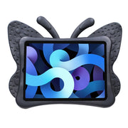 For iPad Pro 11 2024 Butterfly Bracket Kids EVA Shockproof Tablet Case(Black)