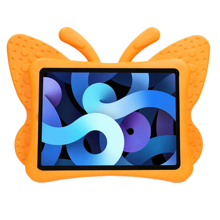 For iPad Pro 11 2024 Butterfly Bracket Kids EVA Shockproof Tablet Case(Orange)