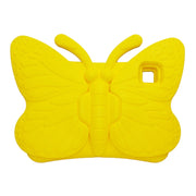 For iPad Pro 11 2024 Butterfly Bracket Kids EVA Shockproof Tablet Case(Yellow)