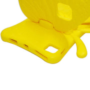 For iPad Pro 11 2024 Butterfly Bracket Kids EVA Shockproof Tablet Case(Yellow)
