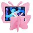 For iPad Pro 11 2024 Butterfly Bracket Kids EVA Shockproof Tablet Case(Pink) - iPad Pro 11 2024 Cases by PMC TechLife | Online Shopping South Africa | PMC TechLife | Buy Now Pay Later Mobicred