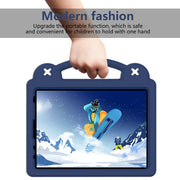 For  iPad Pro 11 2024 Handle Kickstand Children EVA Shockproof Tablet Case(Navy Blue)