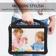 For iPad Air 11 2024 EVA Shockproof Tablet Case with Holder(Black)