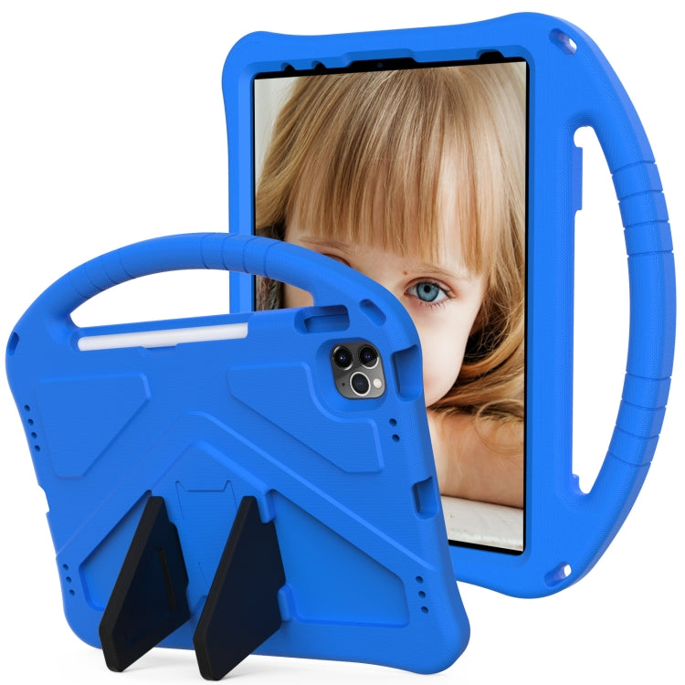 For iPad Air 11 2024 EVA Shockproof Tablet Case with Holder(Blue)
