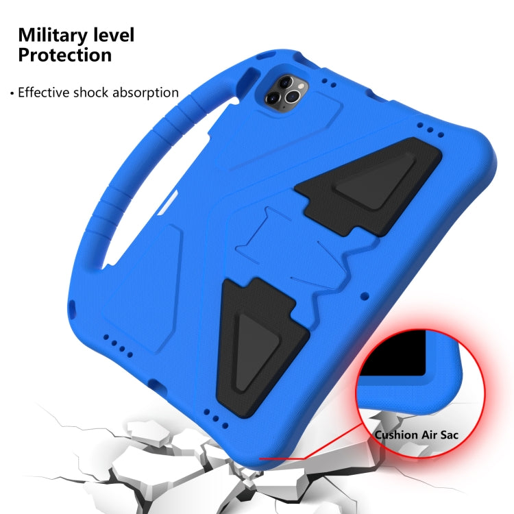 For iPad Air 11 2024 EVA Shockproof Tablet Case with Holder(Blue)