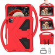 For iPad Air 11 2024 EVA Shockproof Tablet Case with Holder(Red) - iPad Air 11 2024 Cases by PMC TechLife | Online Shopping South Africa | PMC TechLife | Buy Now Pay Later Mobicred