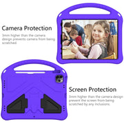 For iPad Air 11 2024 EVA Shockproof Tablet Case with Holder(Purple)