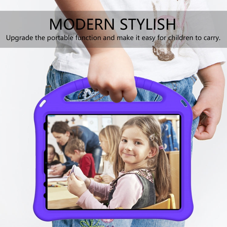 For iPad Air 11 2024 EVA Shockproof Tablet Case with Holder(Purple)