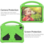 For iPad Air 11 2024 EVA Shockproof Tablet Case with Holder(Green)