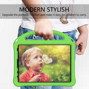 For iPad Air 11 2024 EVA Shockproof Tablet Case with Holder(Green)