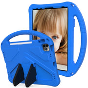 For iPad Pro 11 2024 EVA Shockproof Tablet Case with Holder(Blue)