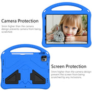 For iPad Pro 11 2024 EVA Shockproof Tablet Case with Holder(Blue)