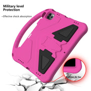 For iPad Pro 11 2024 EVA Shockproof Tablet Case with Holder(RoseRed)