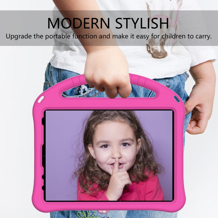 For iPad Pro 11 2024 EVA Shockproof Tablet Case with Holder(RoseRed)
