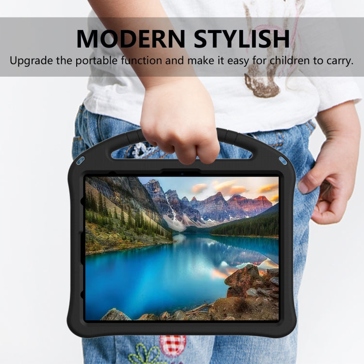 For iPad Air 13 2024 EVA Shockproof Tablet Case with Holder(Black)