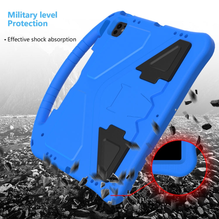 For iPad Air 13 2024 EVA Shockproof Tablet Case with Holder(Blue)
