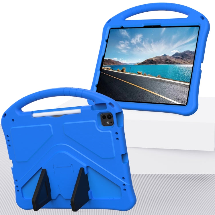 For iPad Air 13 2024 EVA Shockproof Tablet Case with Holder(Blue)