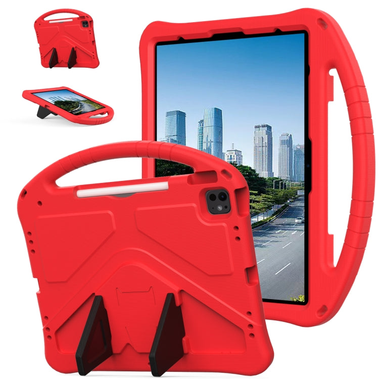 For iPad Air 13 2024 EVA Shockproof Tablet Case with Holder(Red)