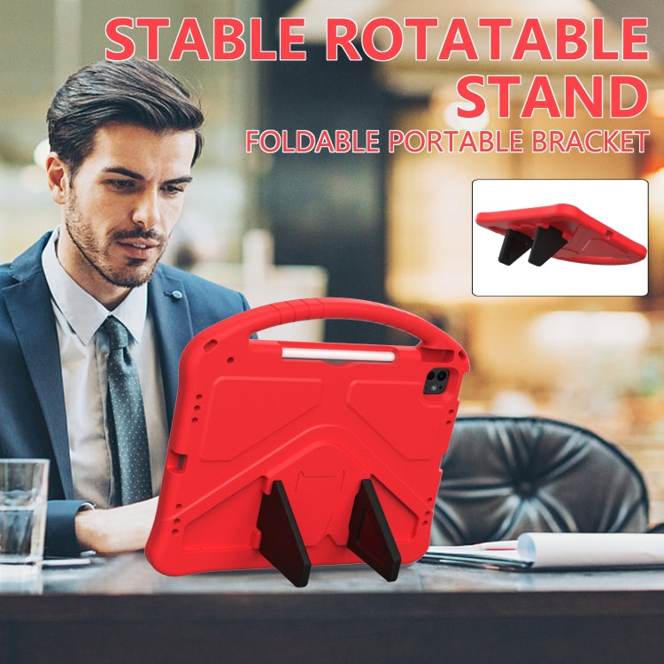 For iPad Air 13 2024 EVA Shockproof Tablet Case with Holder(Red)
