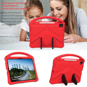 For iPad Air 13 2024 EVA Shockproof Tablet Case with Holder(Red)
